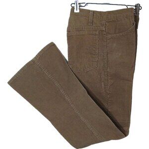Vintage 70s-80s Sears Trim Fit Corduroy Pants 34-Long Western Bootcut Flare Tan